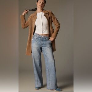 Rag & bone Light Blue high-rise Wide Leg Jeans size XS